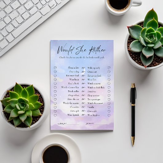 Cloud 9 wil dat ze liever Vrijgezellenfeest spel K Kaart