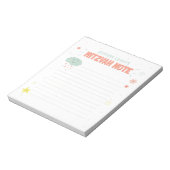 Cloud and Flowers Mitzvah Note Notitieblok (Linkerzijde)