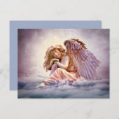 cloud angel-briefkaart briefkaart (Voorkant / Achterkant)