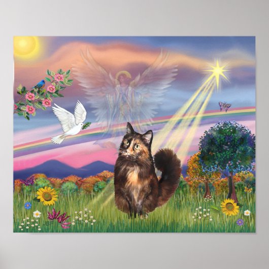 Cloud Angel - Maine Coon Cat Shellby Poster (Voorkant)