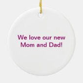 Cloud Angel - Twee Meisjes Pugs Keramisch Ornament (Achterkant)