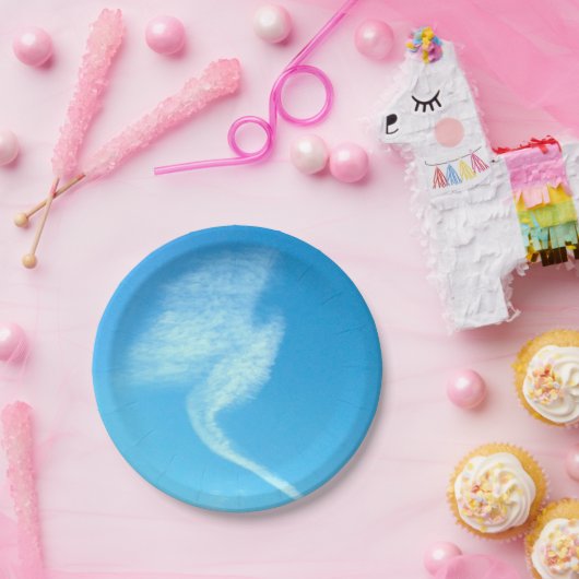 Cloud Angel verschijnt Papieren Bordje (Feest)