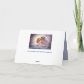 cloud angel-wenskaart kaart (Achterkant)