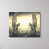 Cloud Angels verpakt canvas Afdruk (Voorkant)