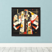 Cloud Atlas Kimono Canvas Afdruk (Insitu (Houten vloer))