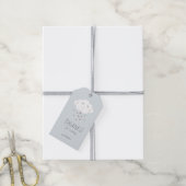 Cloud baby shower bedankt label cadeau cadeaulabel (Met Touw)