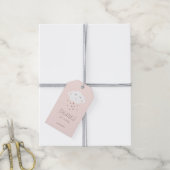 Cloud baby shower bedankt label cadeau cadeaulabel (Met Touw)