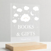 Cloud Baby shower boeken en cadeaus Acryl Bord