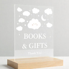 Cloud Baby shower boeken en cadeaus Acryl Bord