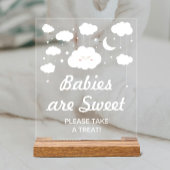Cloud Baby shower Favoriet Acryl Bord