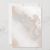 Cloud Baby shower | Genderneutraal Kaart (Achterkant)