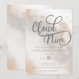 Cloud Baby shower | Genderneutraal Kaart