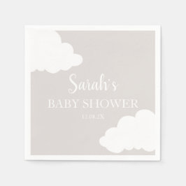 Cloud Baby shower Napkins Servet