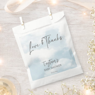 Cloud baby shower pastelwolken dank je wel gunst bedankzakje