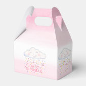 Cloud baby sprinkle roze waterverf dank u bedankdoosjes (Achterkant)