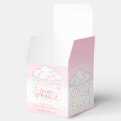 Cloud baby sprinkle roze waterverf dank u bedankdoosjes (Geopend)