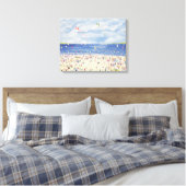 Cloud Beach Canvas Afdruk (Insitu (Slaapkamer))