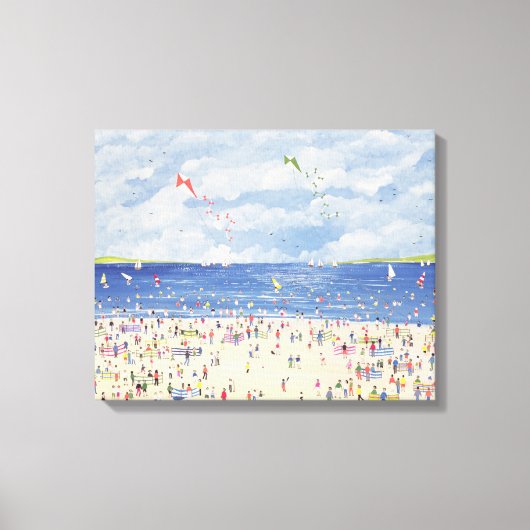 Cloud Beach Canvas Afdruk (Voorkant)