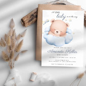 Cloud Beer Baby shower Invitation Kaart