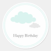 Cloud birthday stickers (Voorkant)