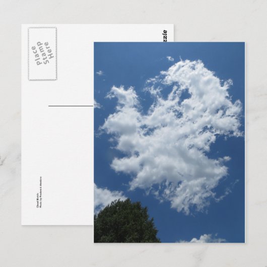 Cloud Blotch Briefkaart (Voorkant / Achterkant)