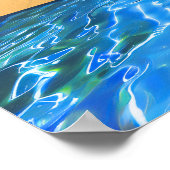 Cloud Blue Dress Detox Witchy AI Art Matte Value Poster (Hoek)