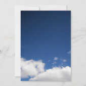 Cloud & Blue Sky Uitnodiging (Voorkant)