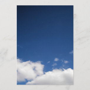 Cloud & Blue Sky Uitnodiging