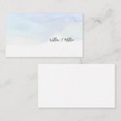Cloud Blue Waterverf Reiki Healing Visitekaartjes (Voorkant / Achterkant)