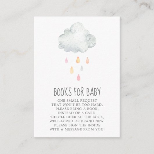 Cloud Books for Baby Girl Enclosure Kaart (Voorkant)
