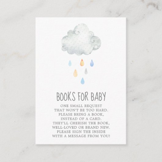 Cloud Books voor babyBoy Enclosure Kaart (Voorkant)
