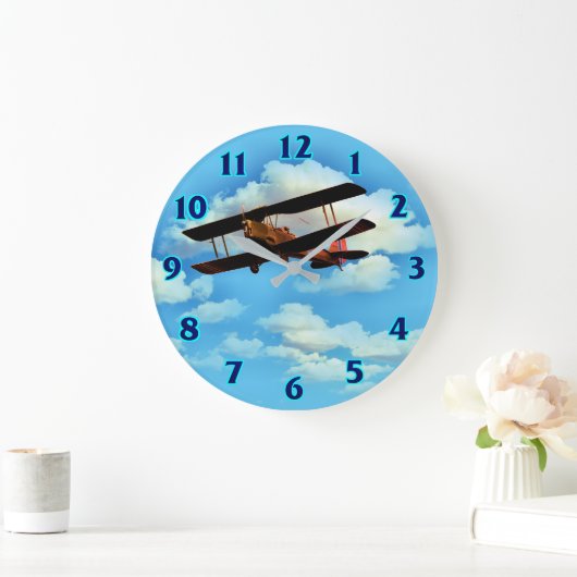 Cloud Break-vliegtuig - Grote klok (Huis)