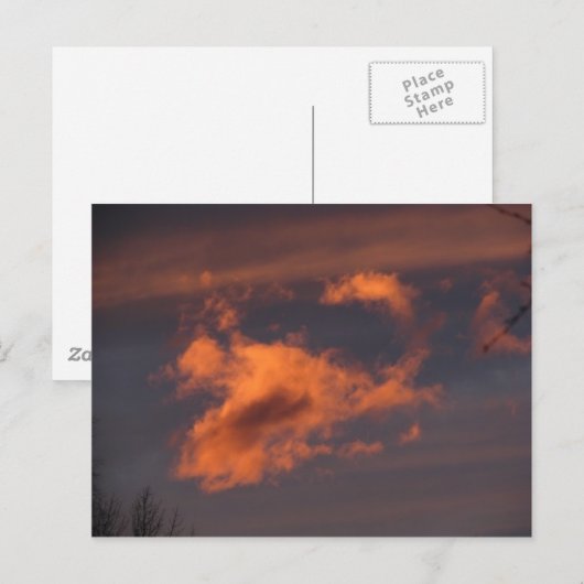 Cloud Briefkaart (Voorkant / Achterkant)