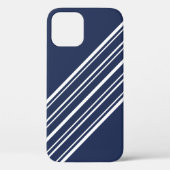 Cloud Burst Blue met witte strepen Case-Mate iPhone Case (Achterkant)