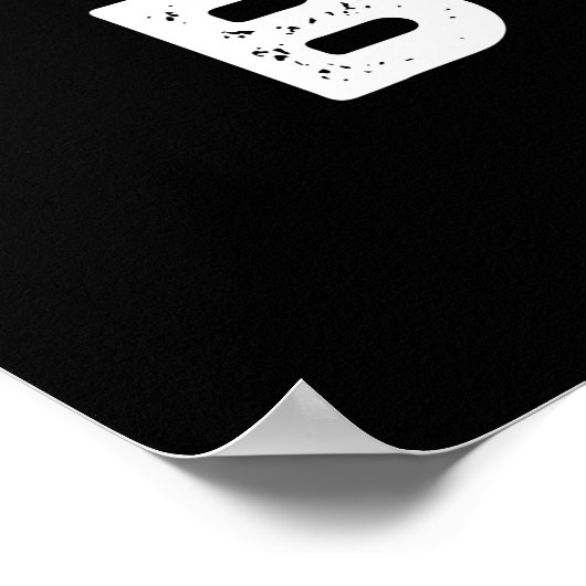 Cloud Burst Funny Cloud Fart Pun Dark BG Poster (Hoek)