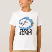 Cloud Burst Funny Cloud Fart Pun T-shirt (Voorkant)