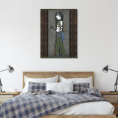 "Cloud Burst" Steampunk Aviatrix Fairy Canvs Print (Insitu (Slaapkamer))