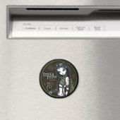 "Cloud Burst" Steampunk Aviatrix Fairy Magnet (Insitu (Vaatwasser))