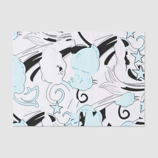 Cloud Burst Tissue-papier Tissuepapier (Voorkant)
