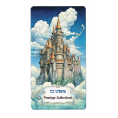 Cloud Castle Bookplaat Etiket (Voorkant)