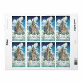Cloud Castle Bookplaat Etiket (Full Sheet)