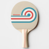 Cloud Chaser Curl Strepen met Naam Tafeltennisbatje (Achterkant)