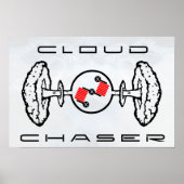 Cloud Chaser Poster White (Voorkant)