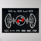 Cloud Chaser Poster zwart (Voorkant)