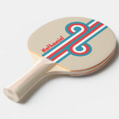 Cloud Chaser Stripe Loop met naam Tafeltennisbatje (Voorkant Gekanteld)