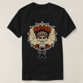 Cloud Chaser Vaping Native American T-shirt (Design voorkant)