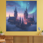 Cloud City of Light Canvas Afdruk (Insitu (Woonkamer))