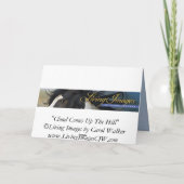 Cloud Comes Up The Hill Wild Horse Wenskaart Kaart (Achterkant)