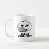 Cloud Computing Funny Computer Weather Pun Koffiemok (Links)