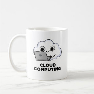 Cloud Computing Funny Computer Weather Pun Koffiemok